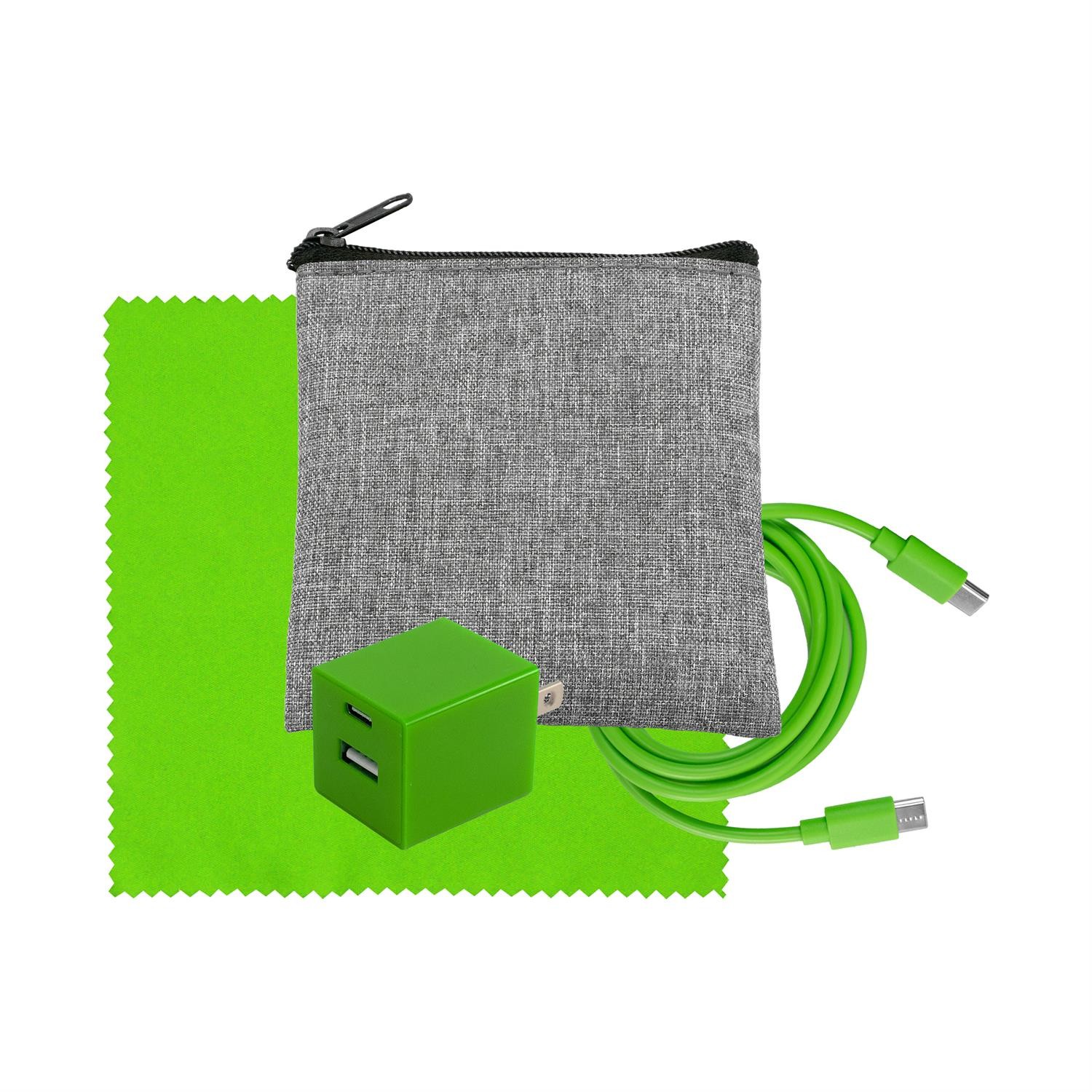 Recycled A+C to C Cable, Wall & Cloth Set 1