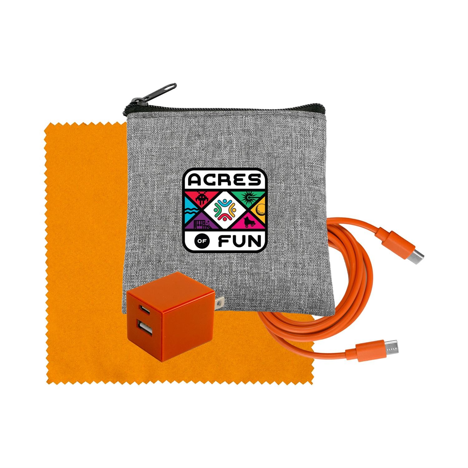 Recycled A+C to C Cable, Wall & Cloth Set 1