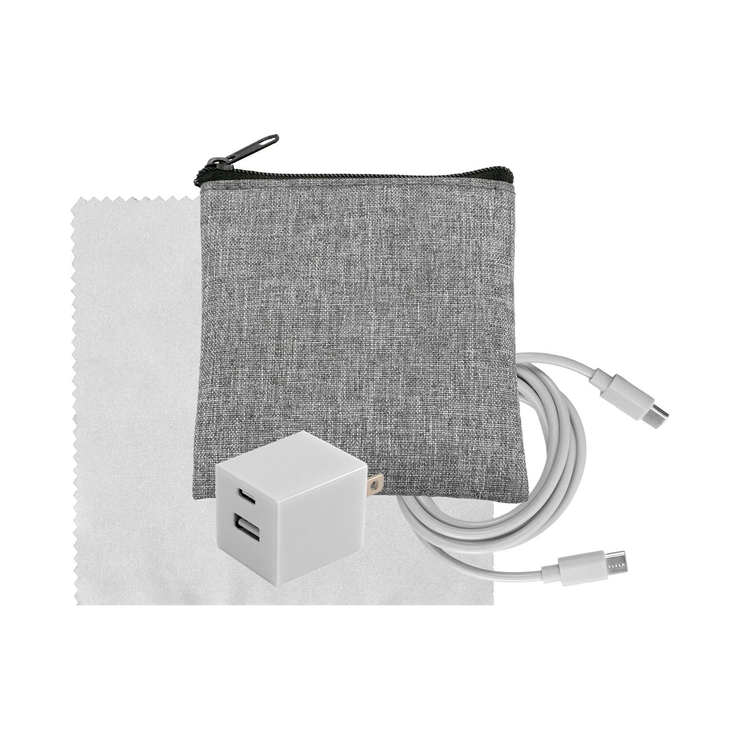 Recycled A+C to C Cable, Wall & Cloth Set 1