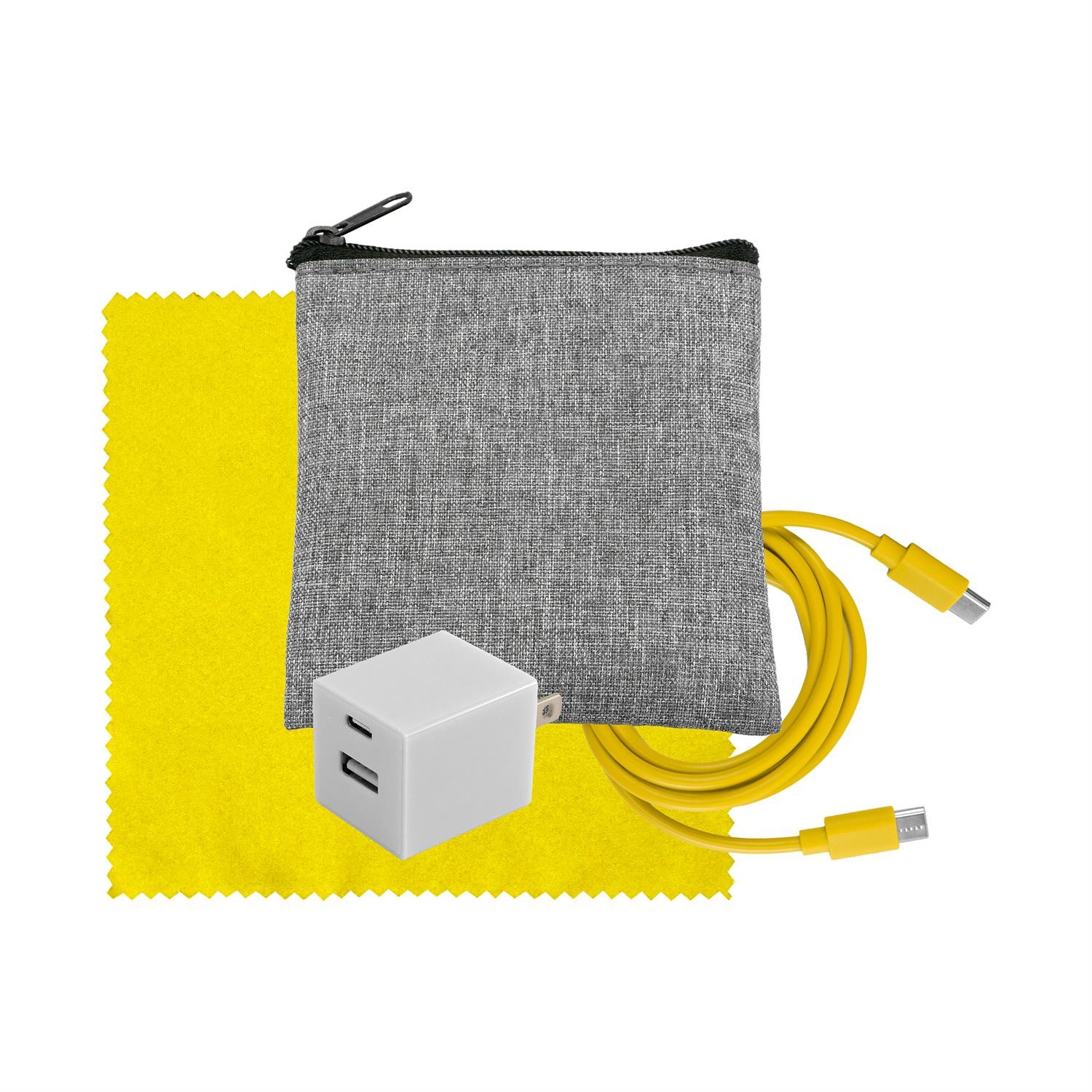 Recycled A+C to C Cable, Wall & Cloth Set 1