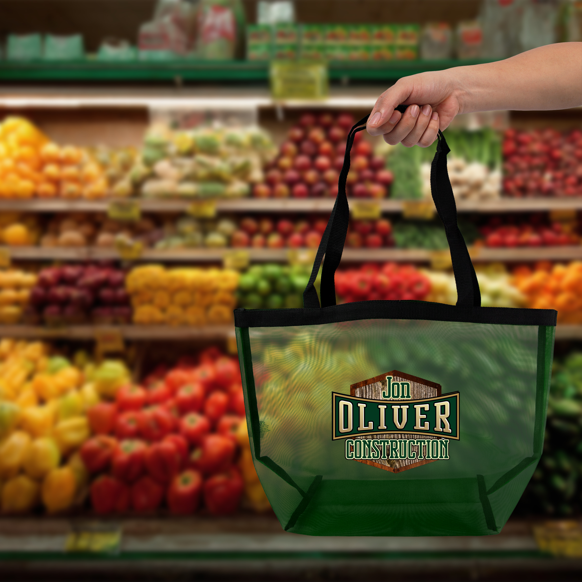 Recycled Mesh Grocery Tote 1