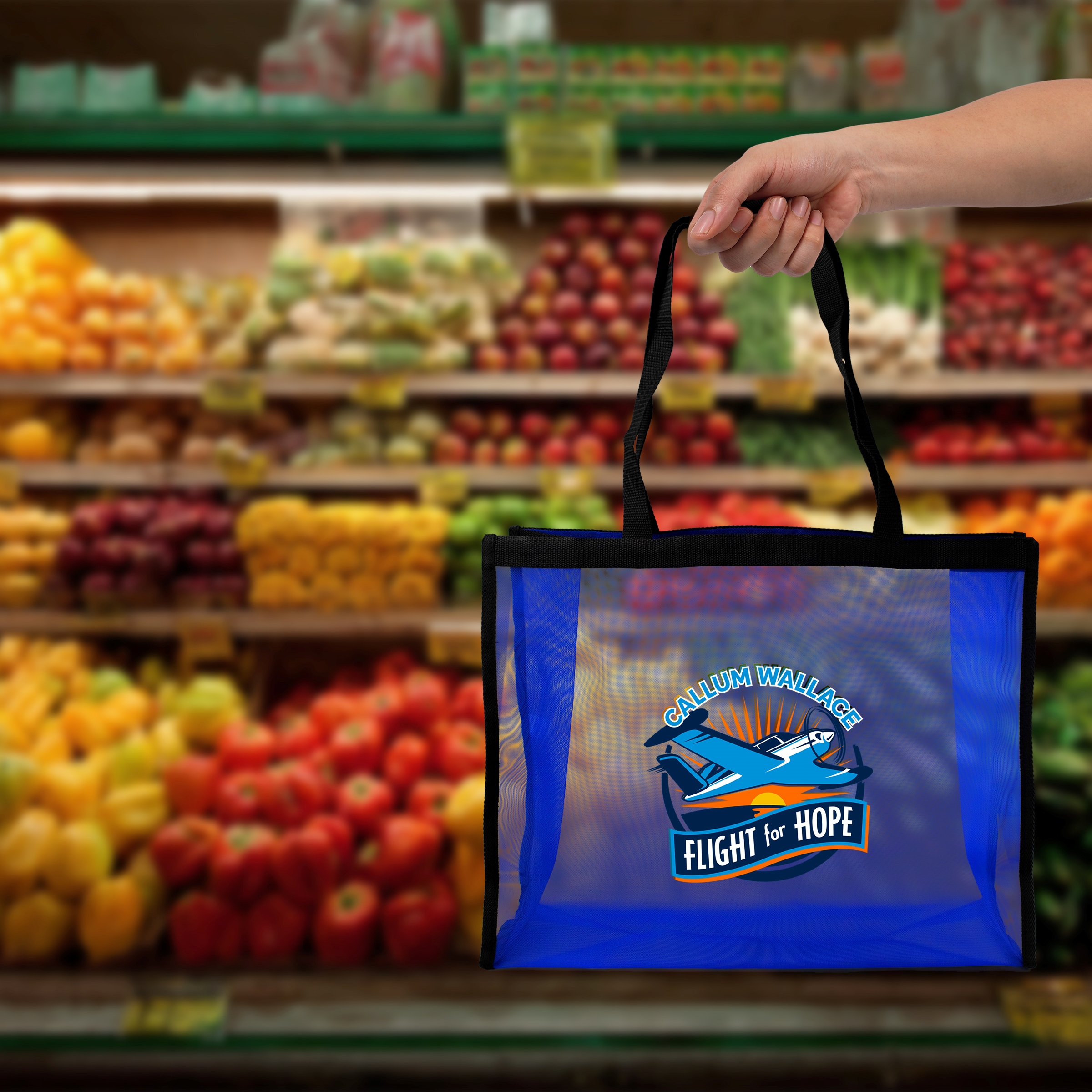 Recycled Mesh Tote Bag 1