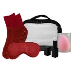 Beauty Essentials Travel Set - red Beauty Essentials Travel Set - red