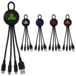 Color Light Up Loop 3-in-1 Charging Cable 1 Color Light Up Loop 3-in-1 Charging Cable 1