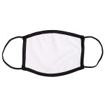 Two-Toned Full Color Fabric Face Mask - Blank Two-Toned Full Color Fabric Face Mask - Blank