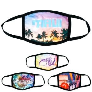 Two-Toned Full Color Fabric Face Mask 1 Two-Toned Full Color Fabric Face Mask 1