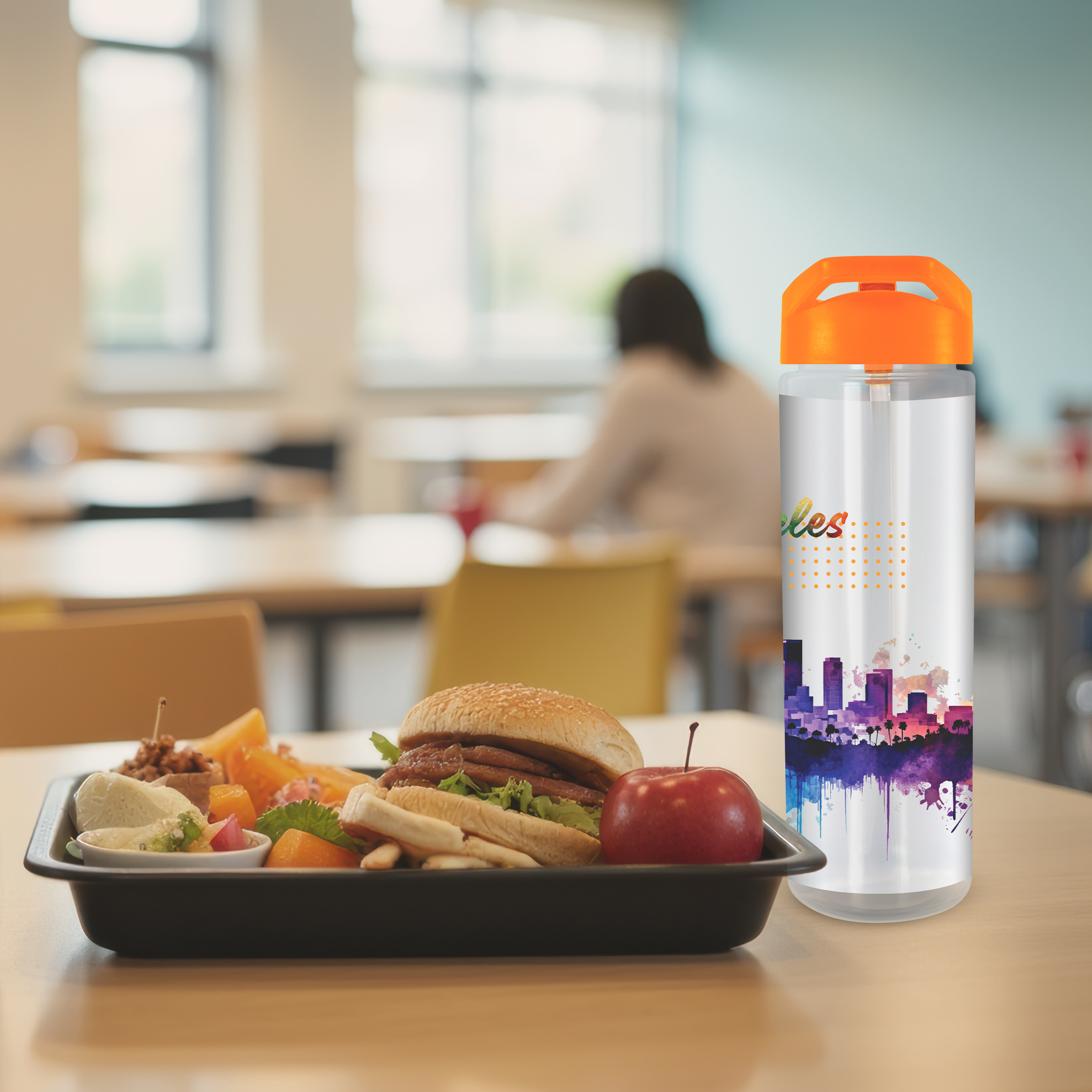 Pop Up Lumina Full Color 24 oz. Bottle 1