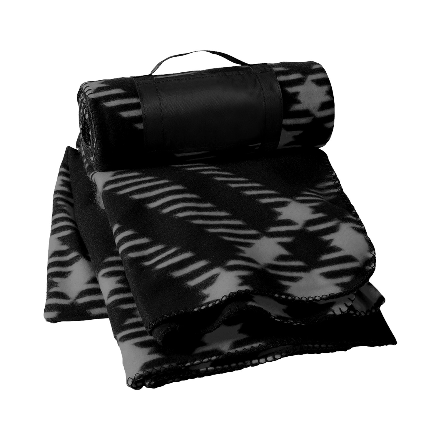 Rolled Up Fleece Blanket 1