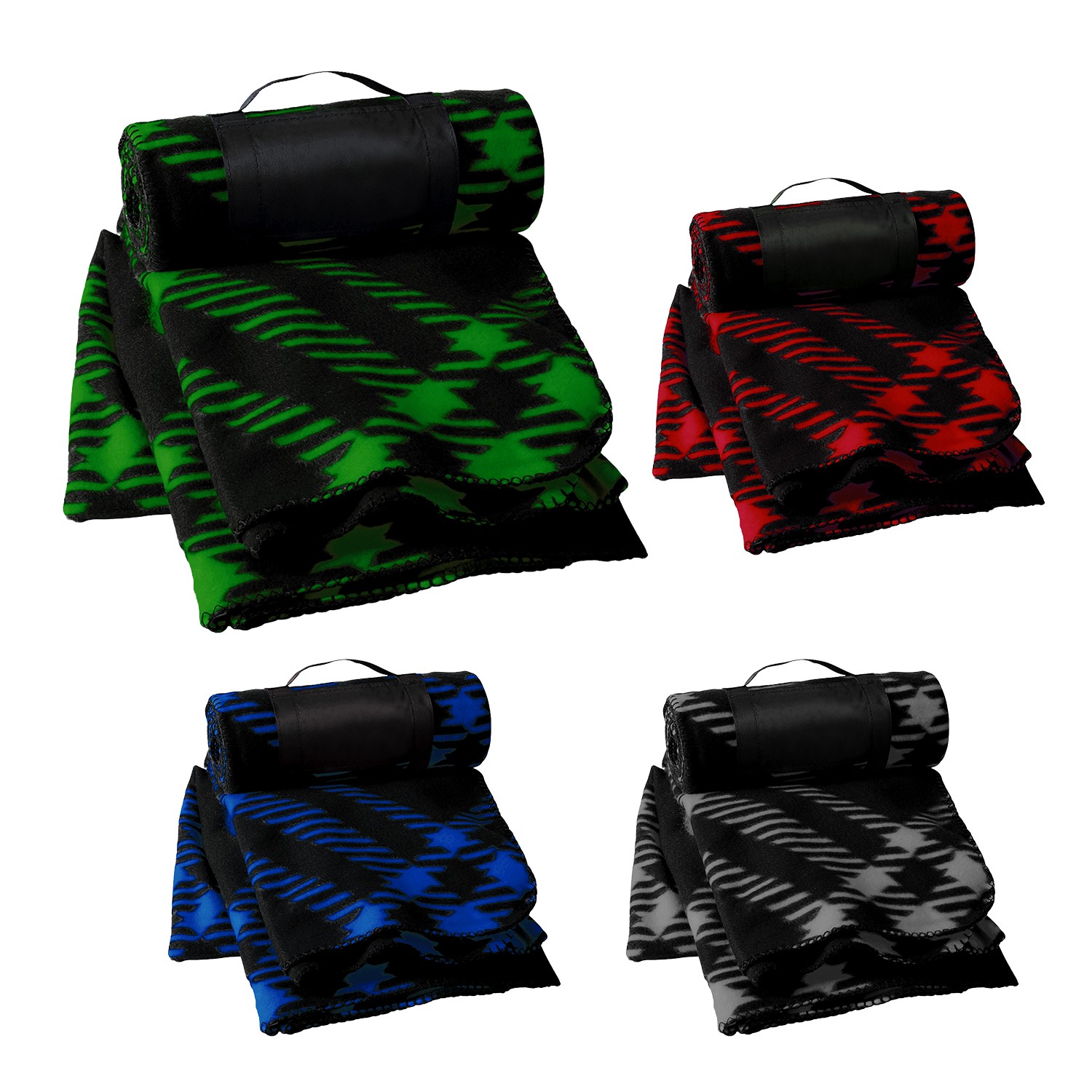 Rolled Up Fleece Blanket 1