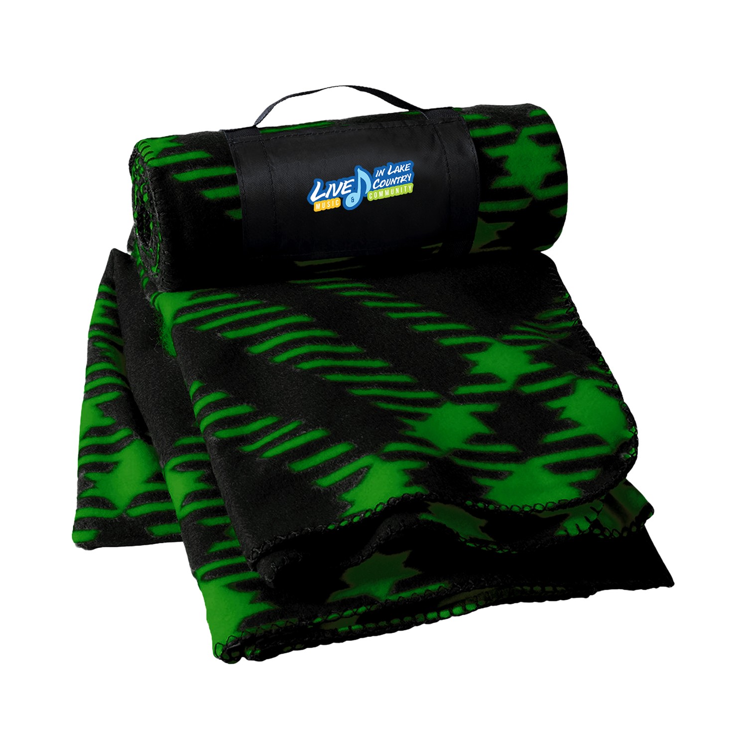 Rolled Up Fleece Blanket 1