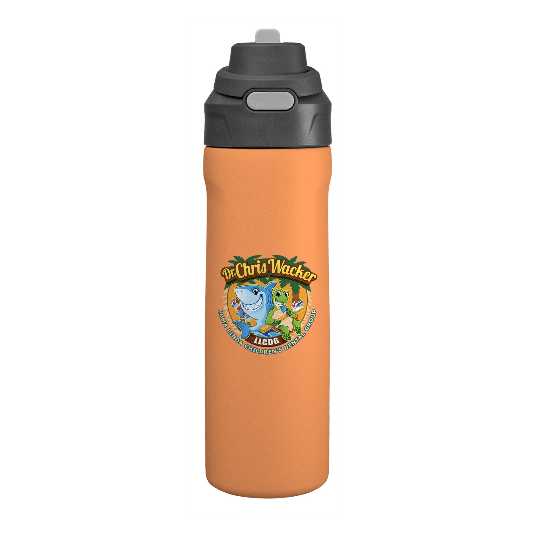 Pop Up 24 Oz. Recycled Colorful Bottle 1