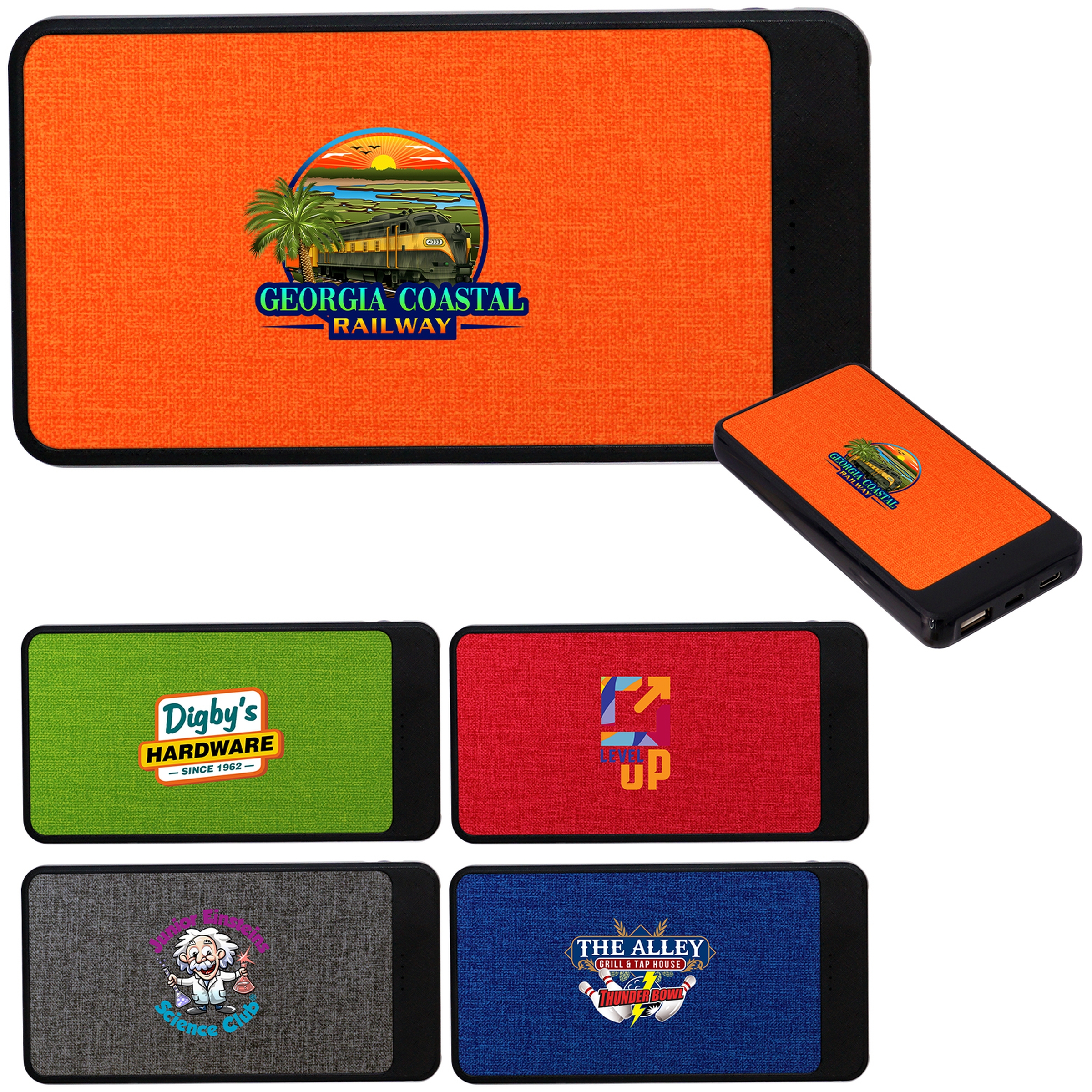 UL Heather High Density Rav Power Bank 1