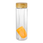 Bamboo Pattern 24 oz Bottle with Floating Infuser - orange Bamboo Pattern 24 oz Bottle with Floating Infuser - orange