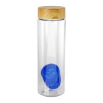 Bamboo Pattern 24 oz Bottle with Floating Infuser - blue Bamboo Pattern 24 oz Bottle with Floating Infuser - blue