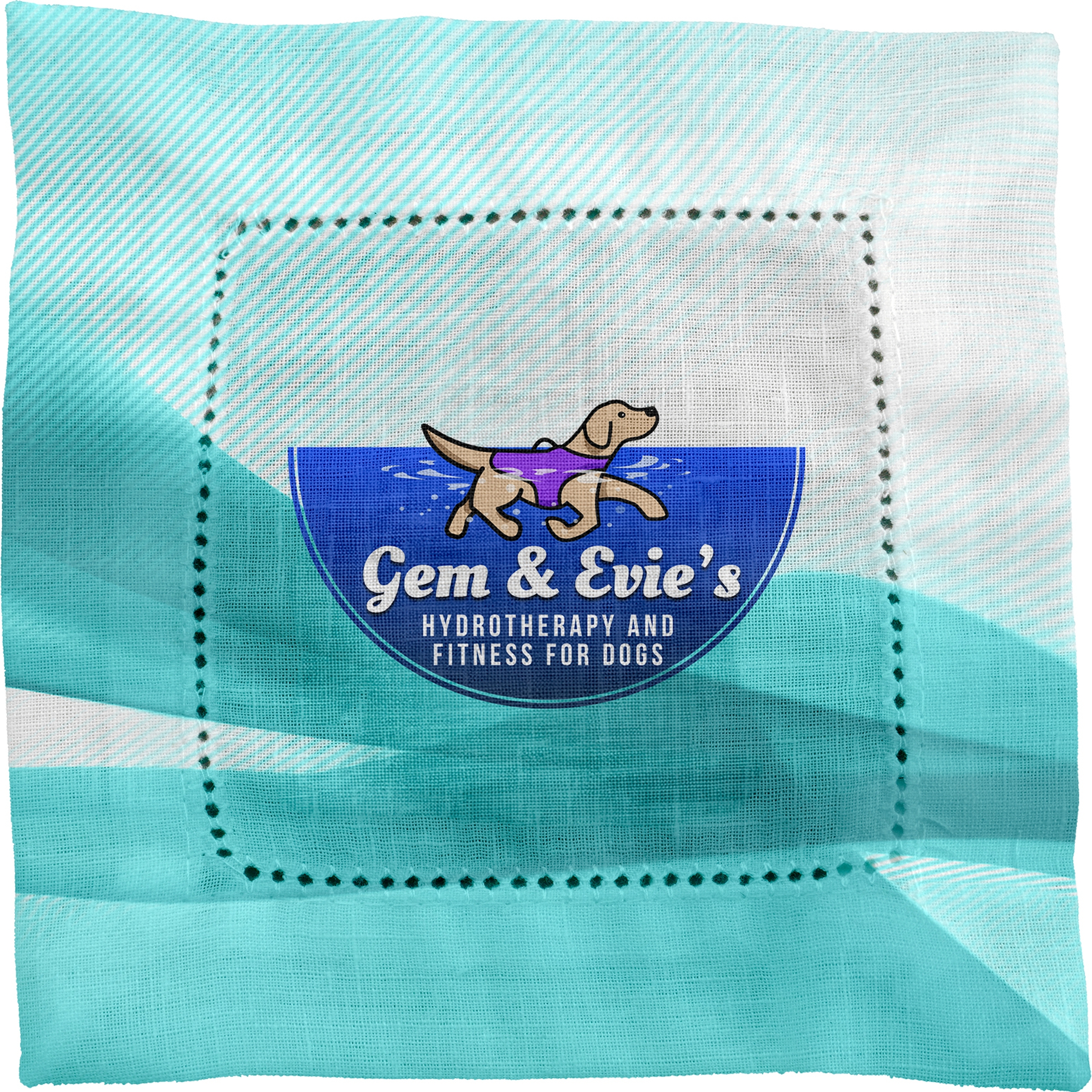 Turbulent Waves Fabric Napkin 1