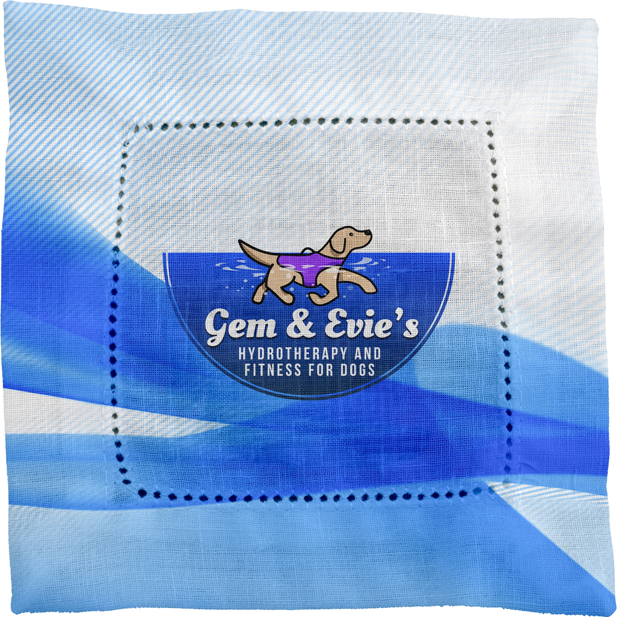 Turbulent Waves Fabric Napkin 1