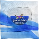 Turbulent Waves Fabric Napkin - blue Turbulent Waves Fabric Napkin - blue
