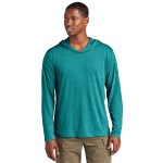 District Perfect Tri Long Sleeve Hoodie - Heathered Teal Blue District Perfect Tri Long Sleeve Hoodie - Heathered Teal Blue