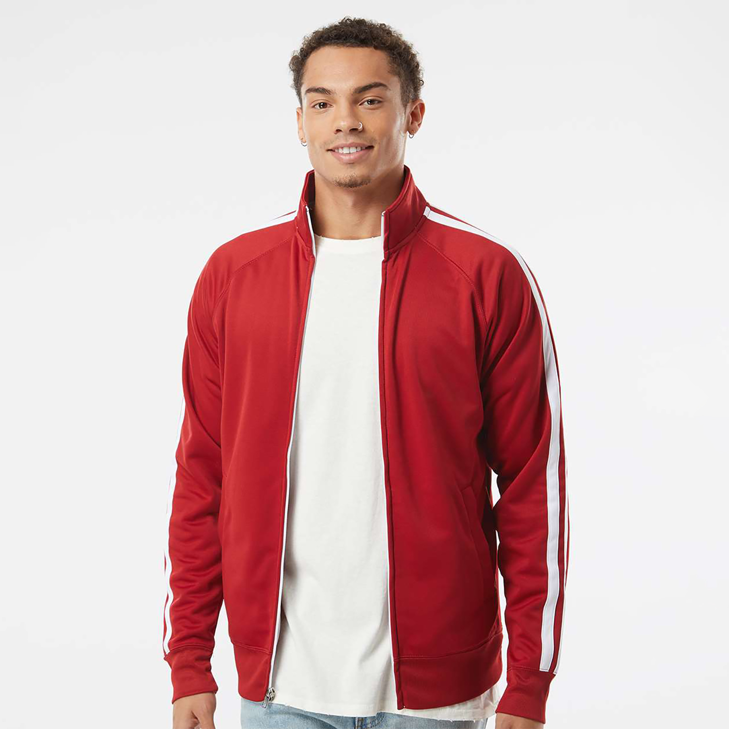 Independent Trading Co.® Unisex Lightweight Poly-Tech Track Jacket 1
