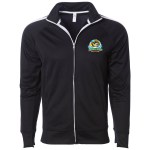 Independent Trading Co.® Unisex Lightweight Poly-Tech Track Jacket - Black Independent Trading Co.® Unisex Lightweight Poly-Tech Track Jacket - Black
