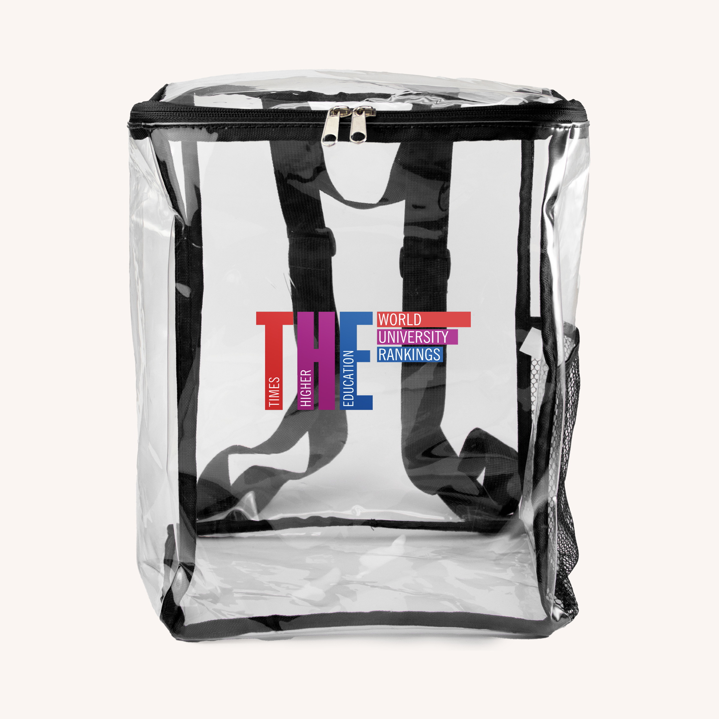 Clear Zipped Backpack 1