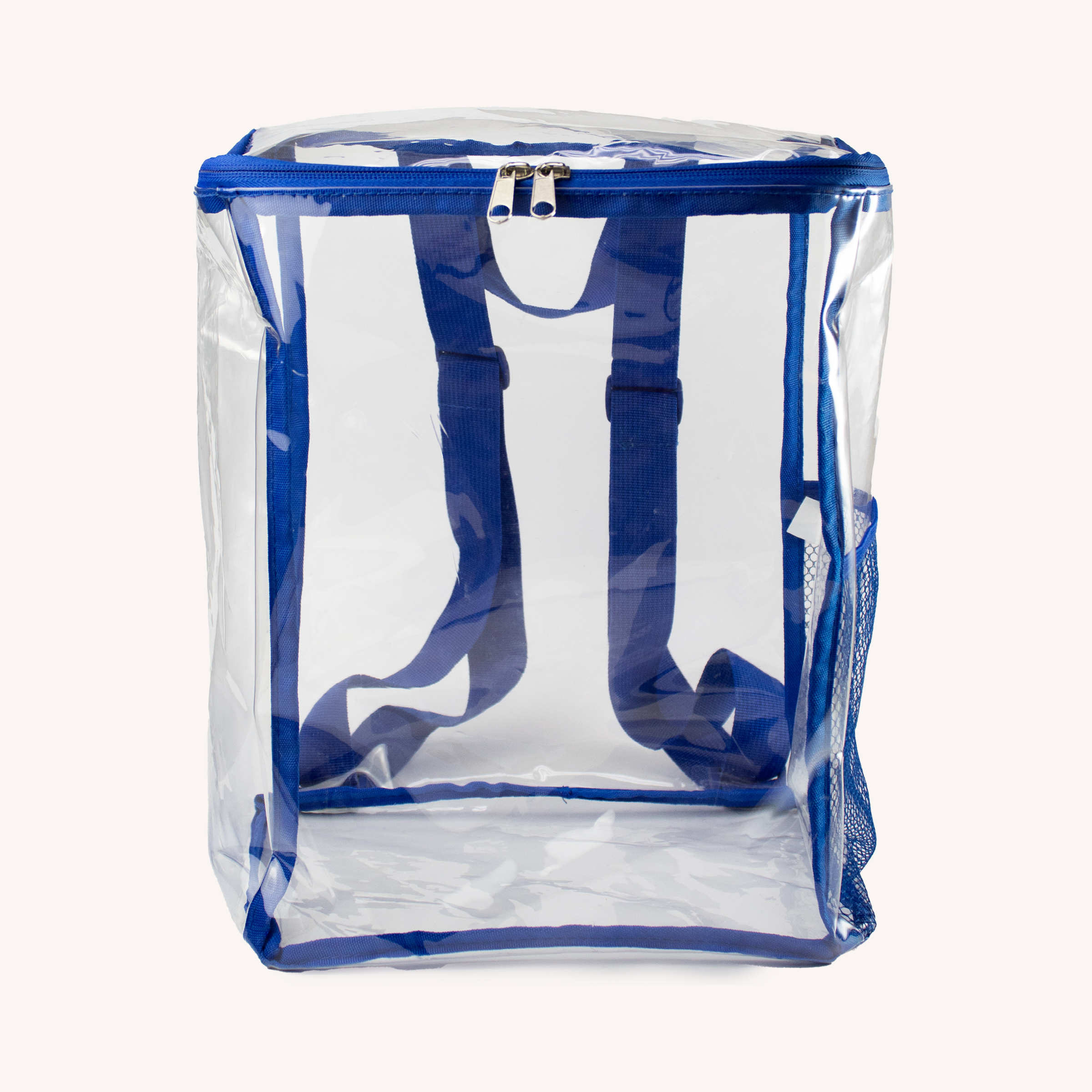 Clear Zipped Backpack 1