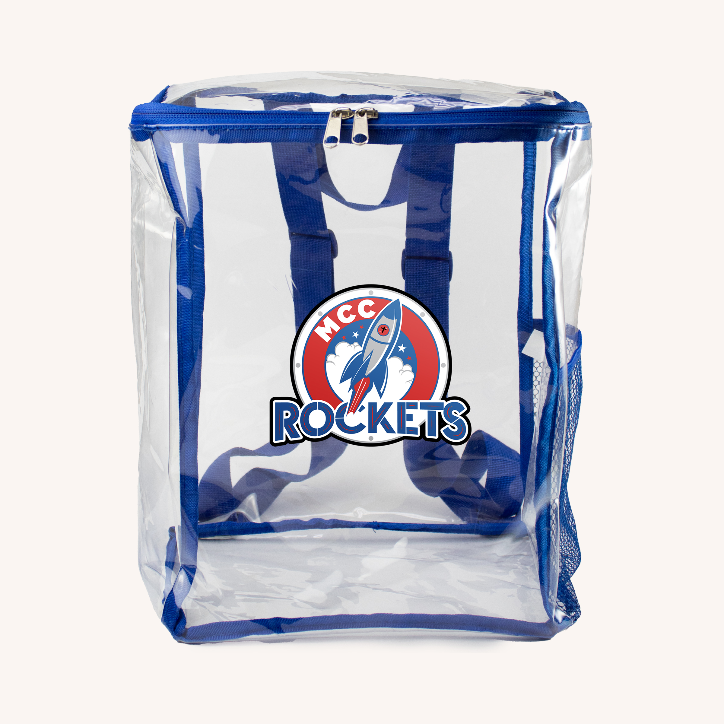 Clear Zipped Backpack 1