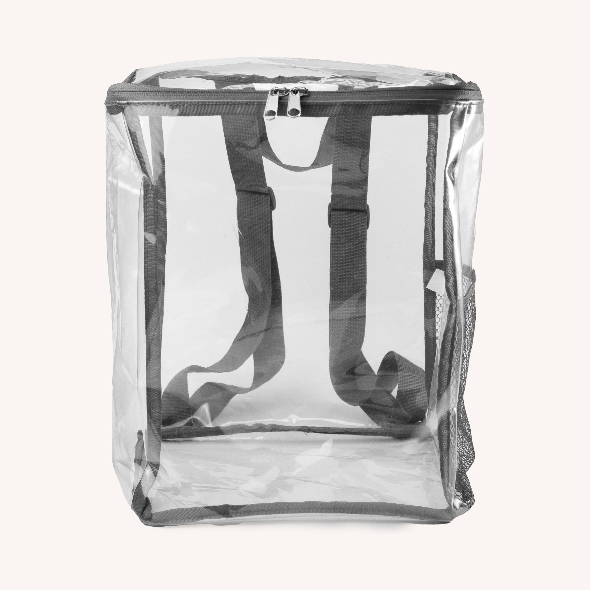 Clear Zipped Backpack 1