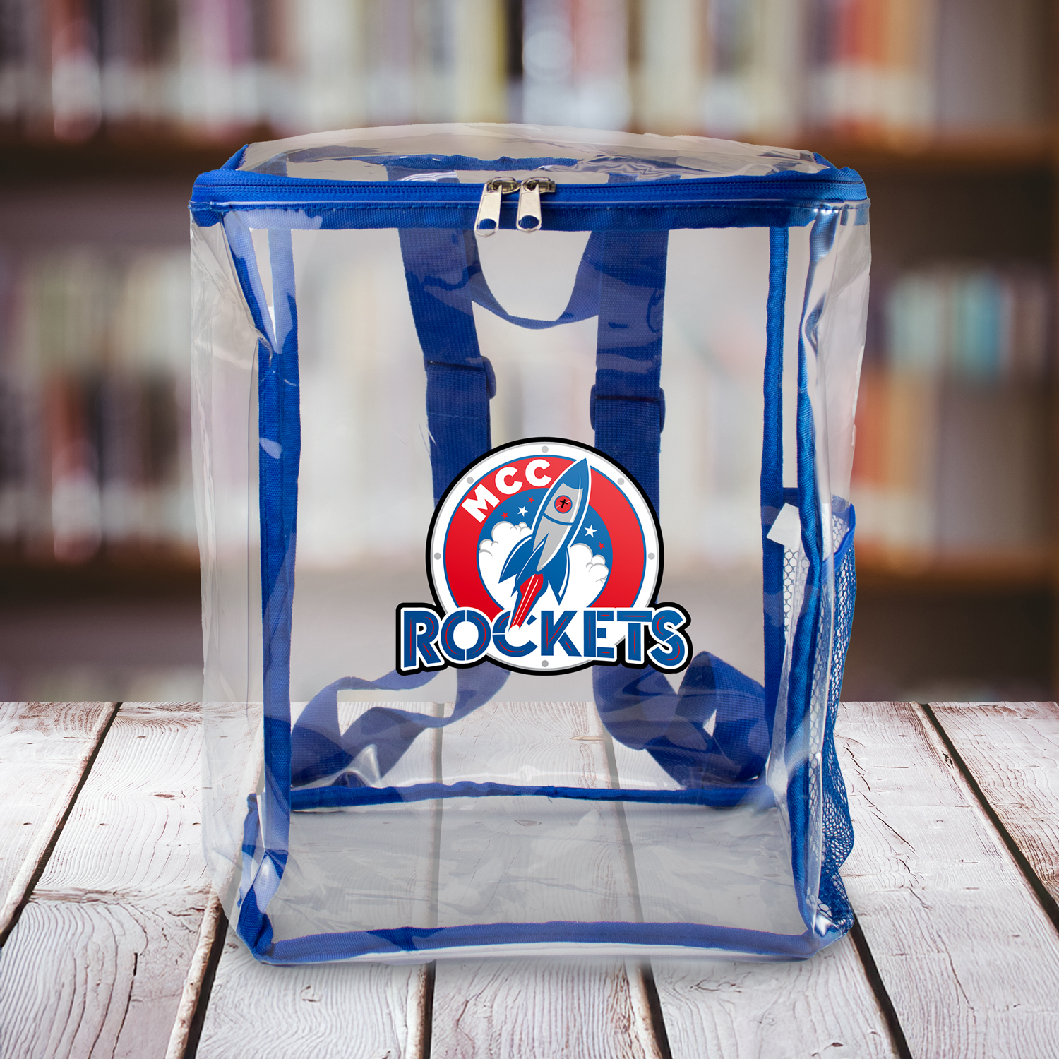 Clear Zipped Backpack 1