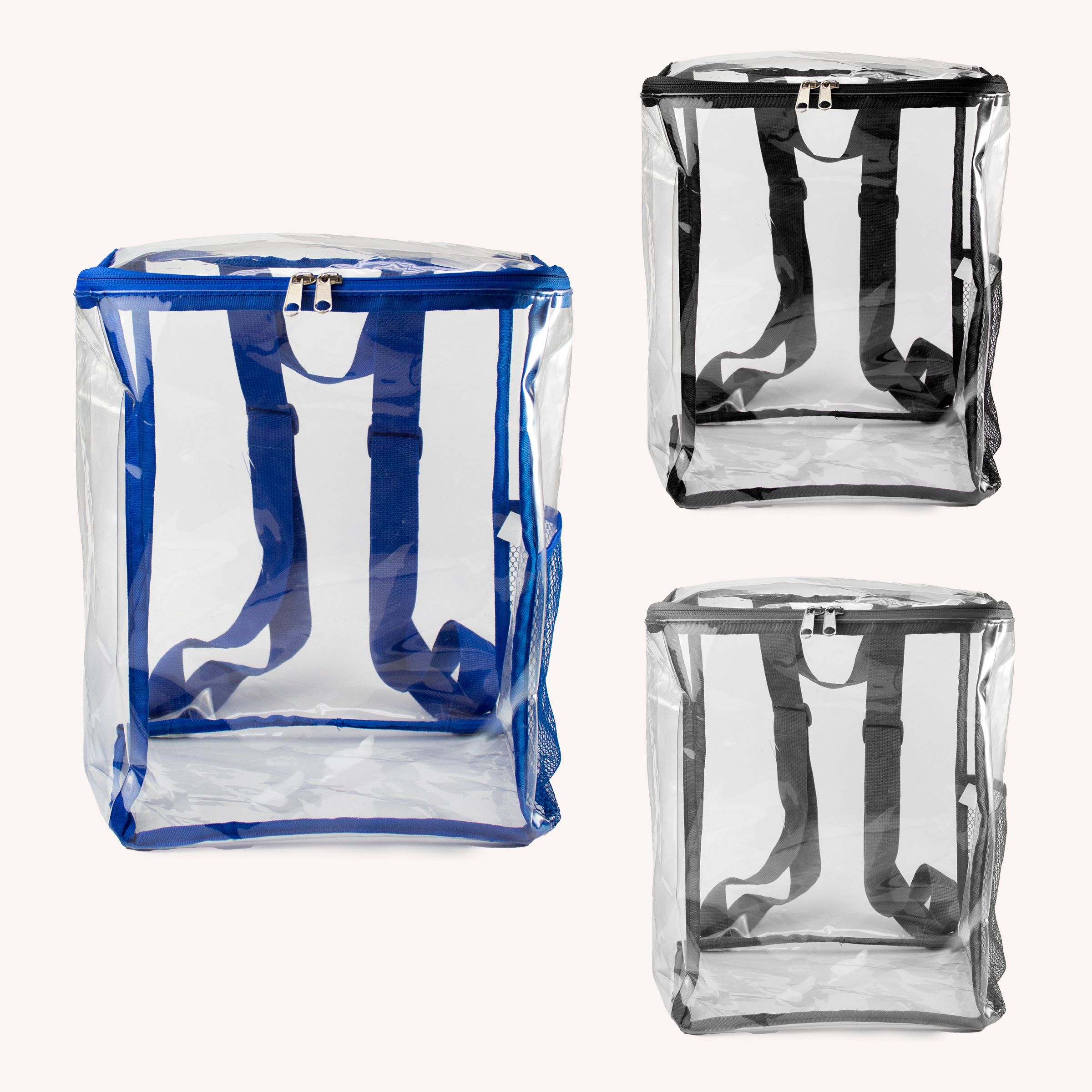 Clear Zipped Backpack 1