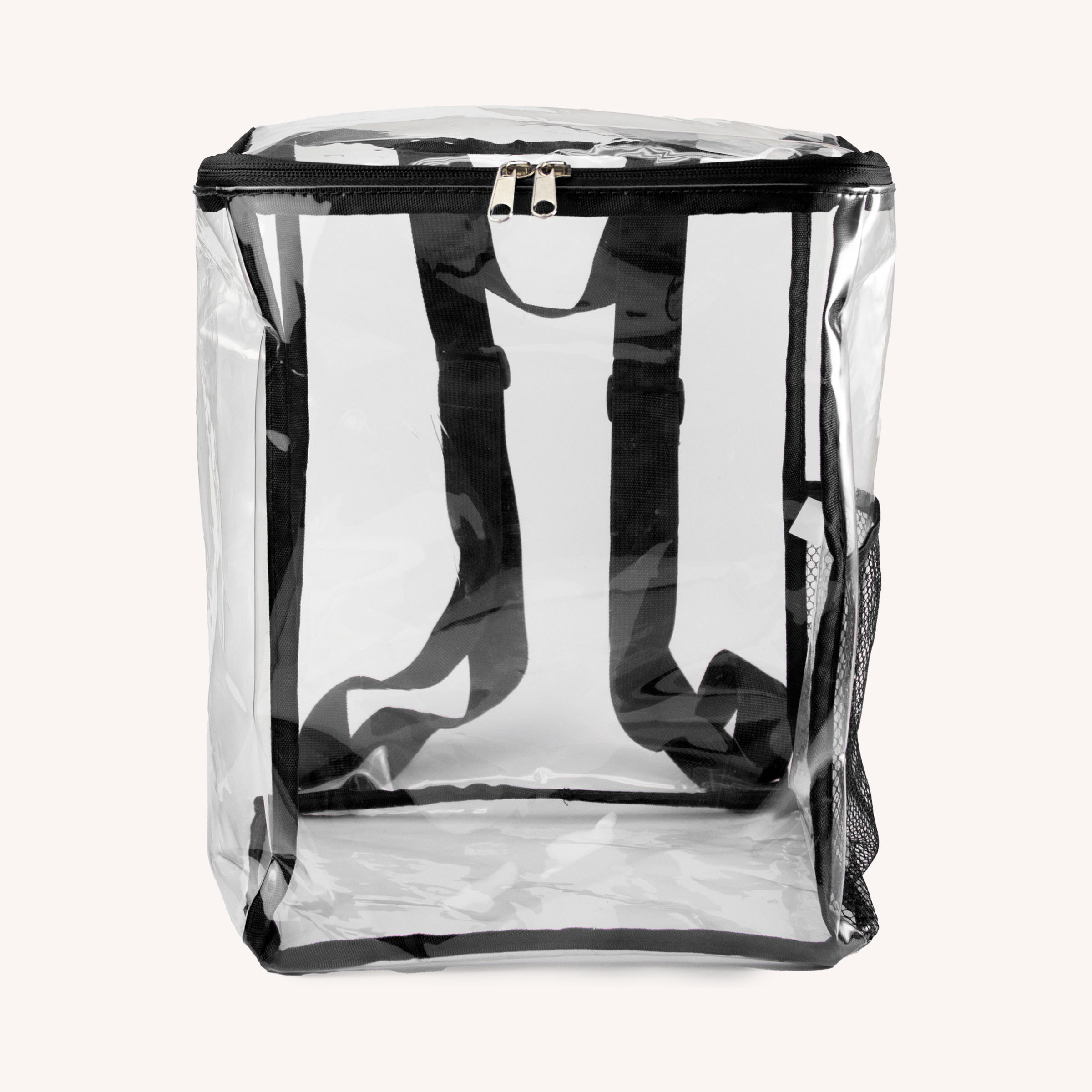 Clear Zipped Backpack 1