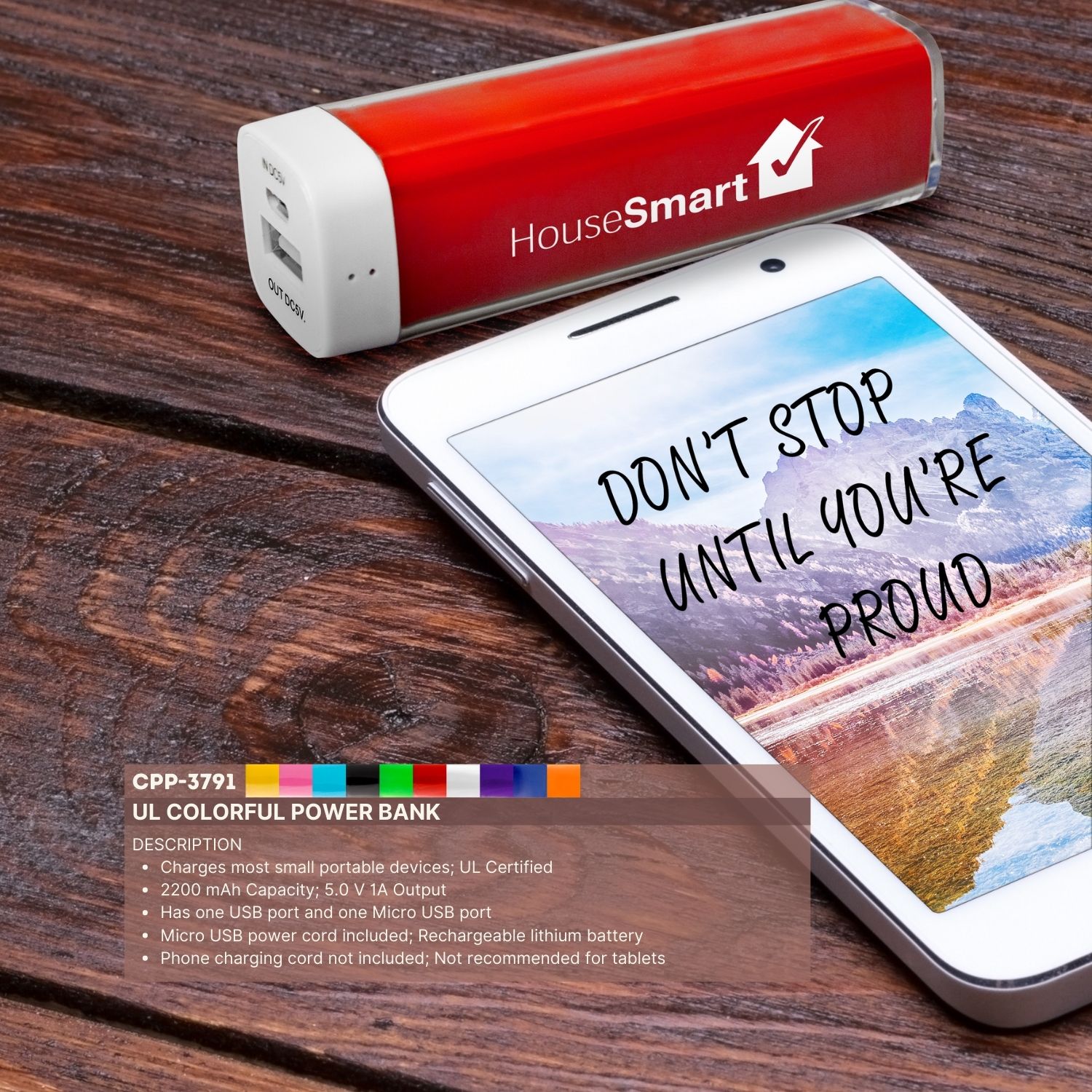 UL Colorful Power Bank 1