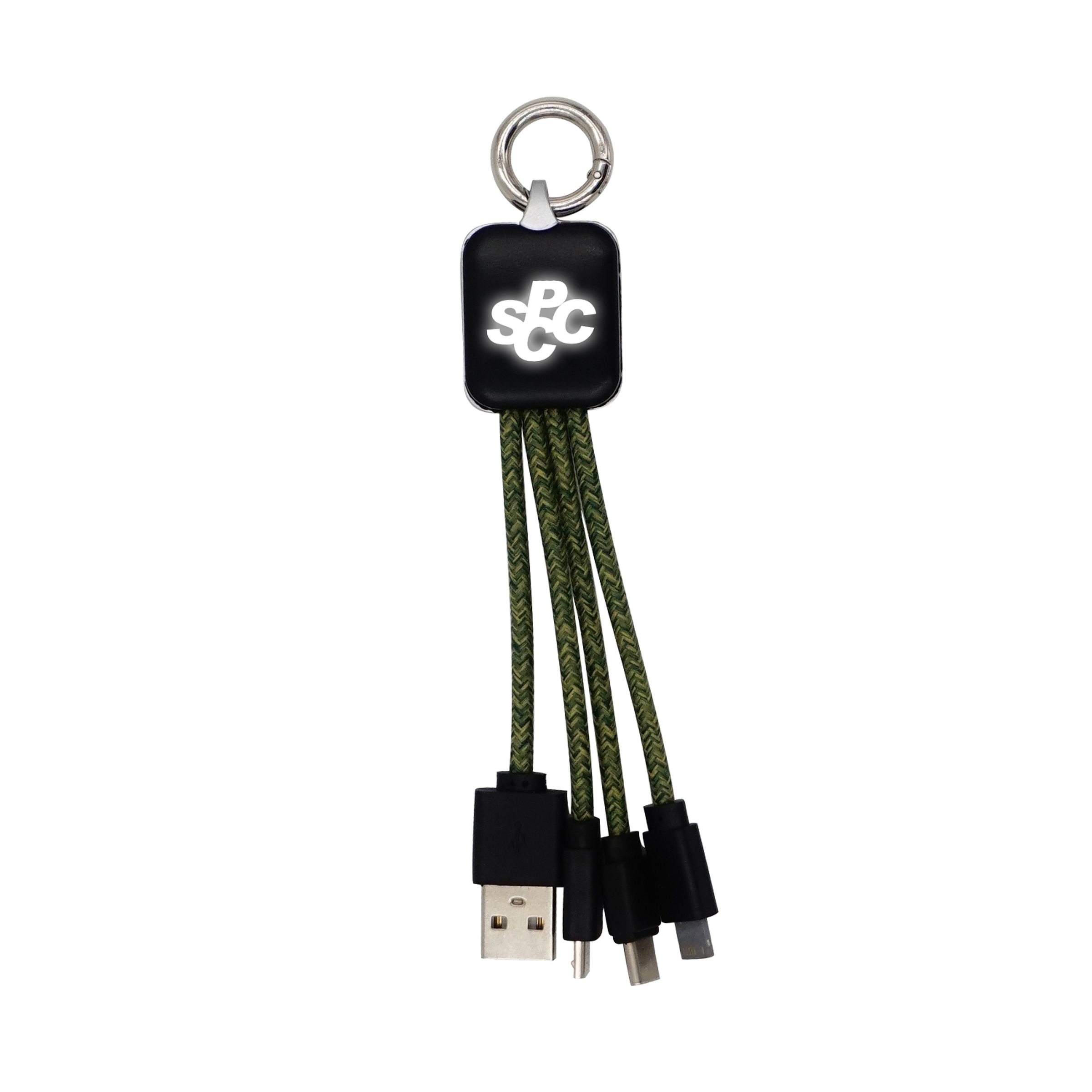 Ridge Logo Light Up Cable w/Type C USB 1