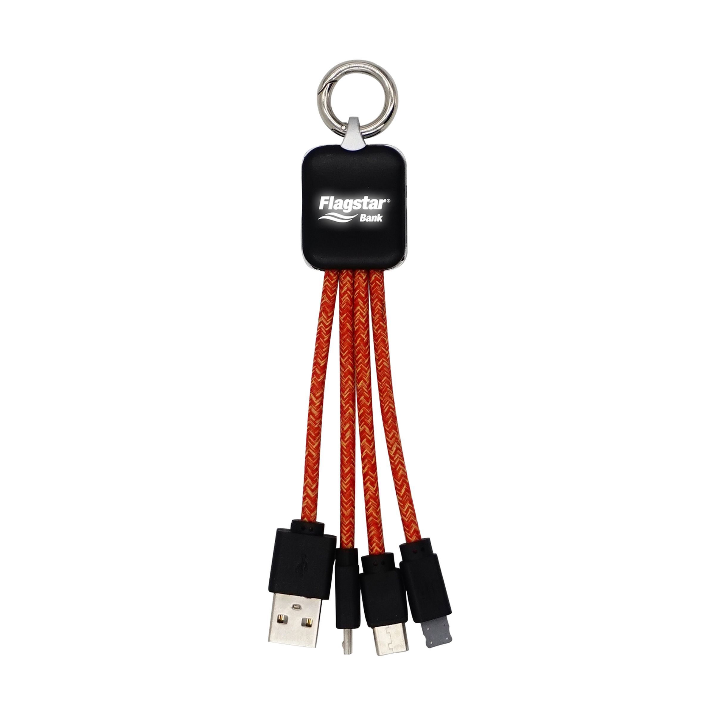 Ridge Logo Light Up Cable w/Type C USB 1