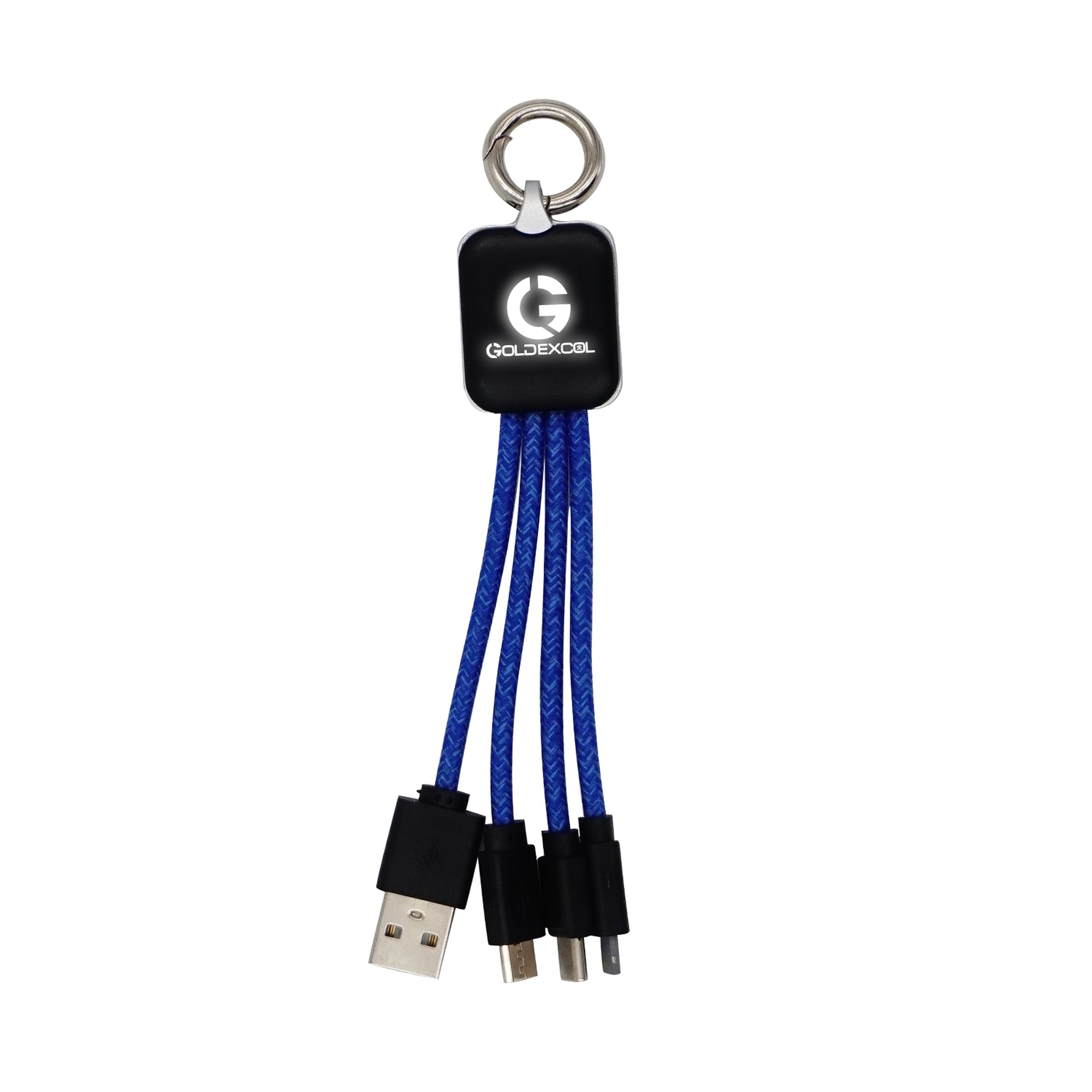 Ridge Logo Light Up Cable w/Type C USB 1