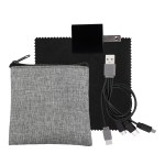 Recycled Charging Kit - Black - Recycled Charging Kit - Black -