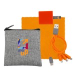 Recycled Charging Kit - Orange Recycled Charging Kit - Orange