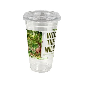24 oz. Full Color Plastic Cup With Sip Top 1 24 oz. Full Color Plastic Cup With Sip Top 1