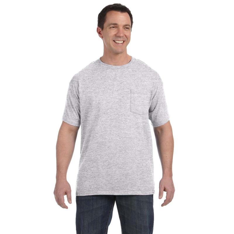 Hanes Men%27s 6.1 Oz. Tagless Pocket T-Shirt 2 Hanes Men%27s 6.1 Oz. Tagless Pocket T-Shirt 2