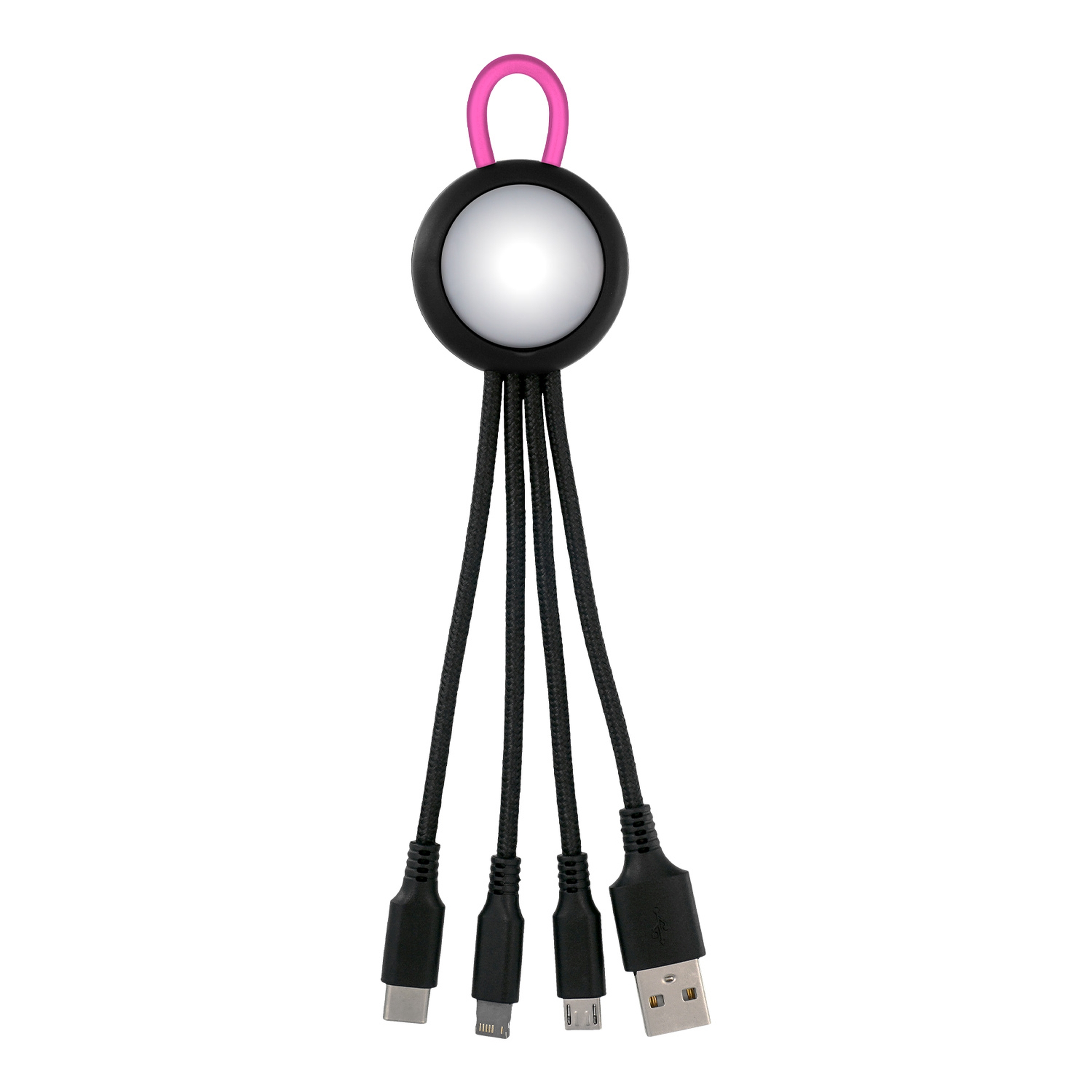 Clearview Light Up Loop 3-in-1 Charging Cable 1
