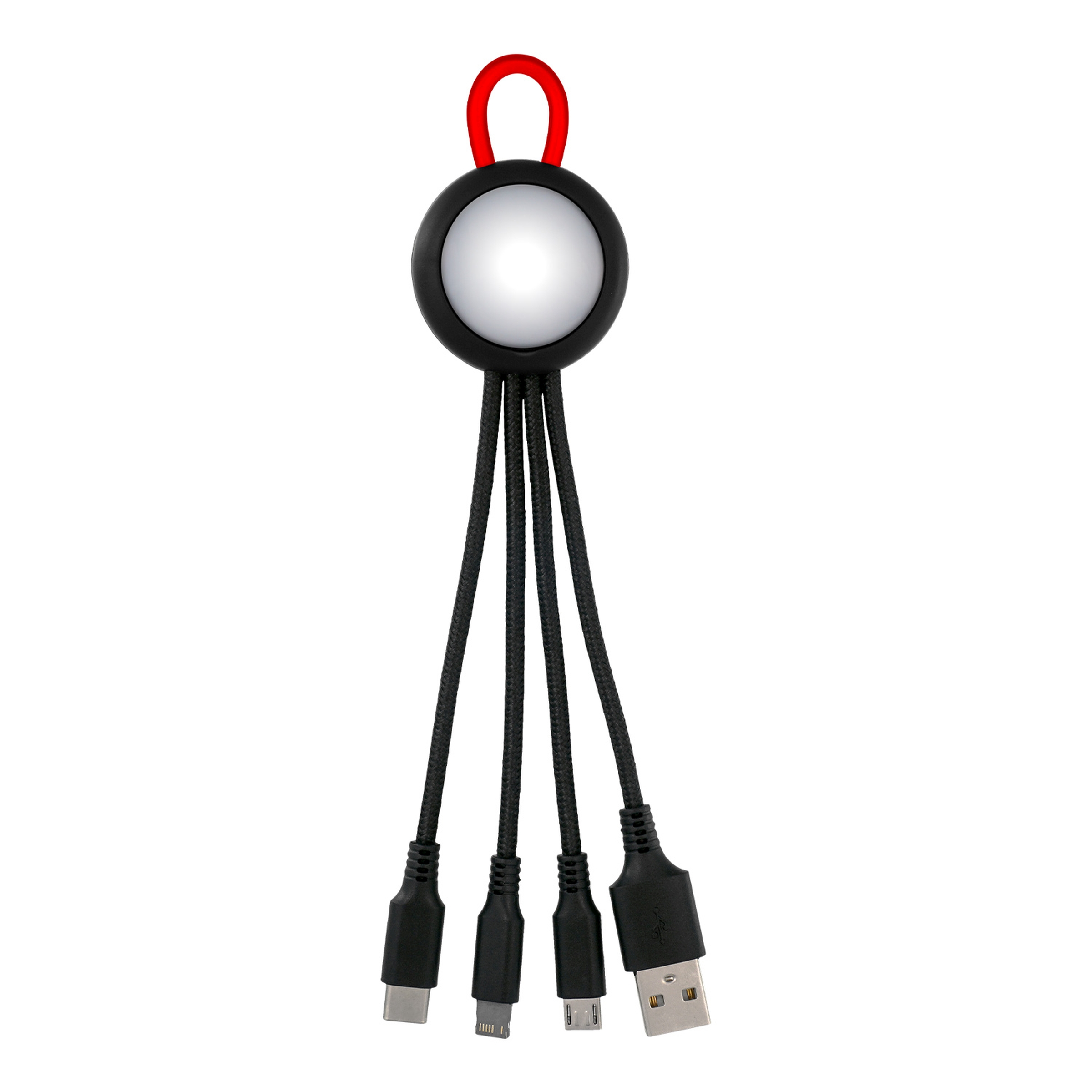 Clearview Light Up Loop 3-in-1 Charging Cable 1