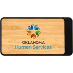 UL Bamboo High Density Swift Wireless Power Bank - Full Color UL Bamboo High Density Swift Wireless Power Bank - Full Color