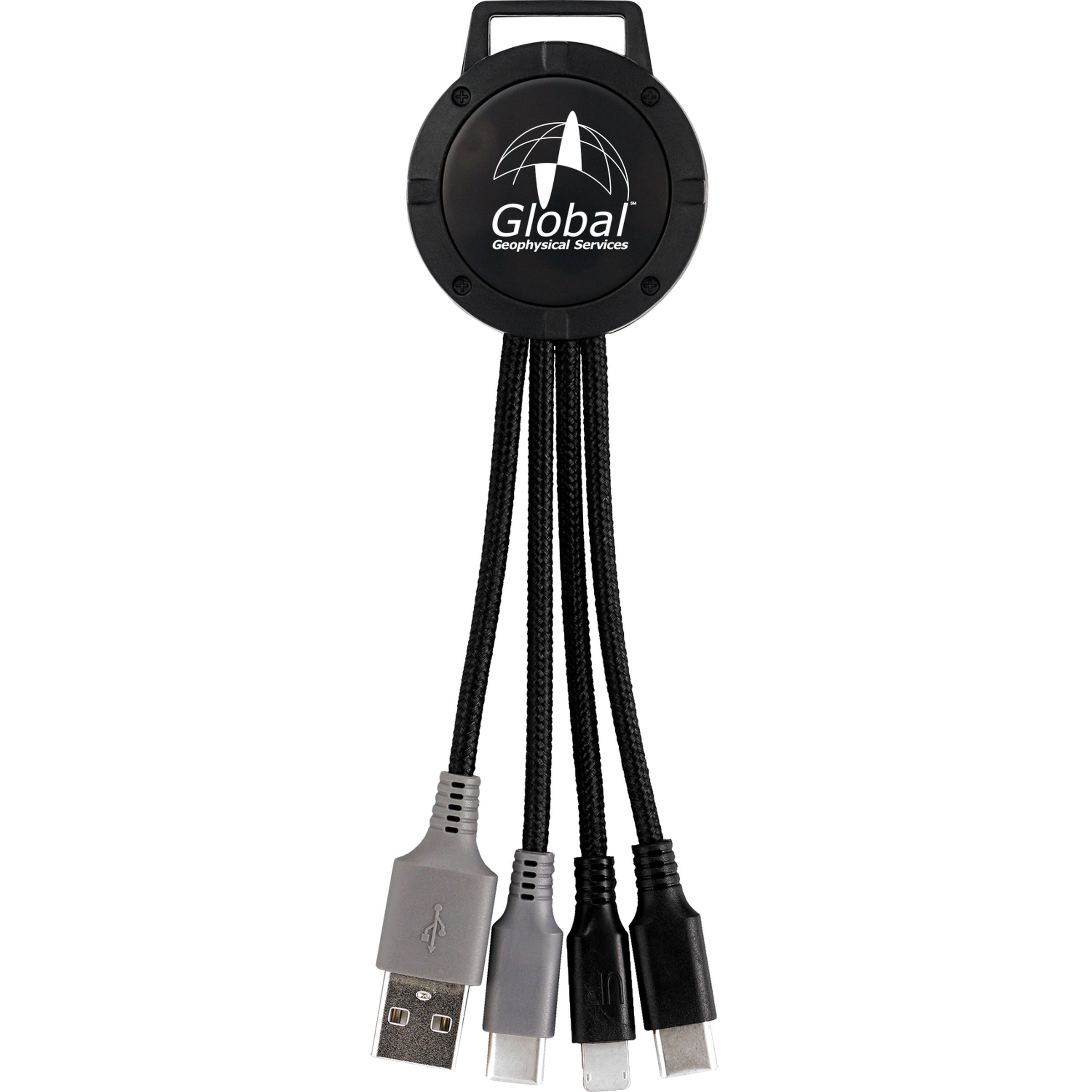 Two Tone Dual Input 3-in-1 Charging Cable 1