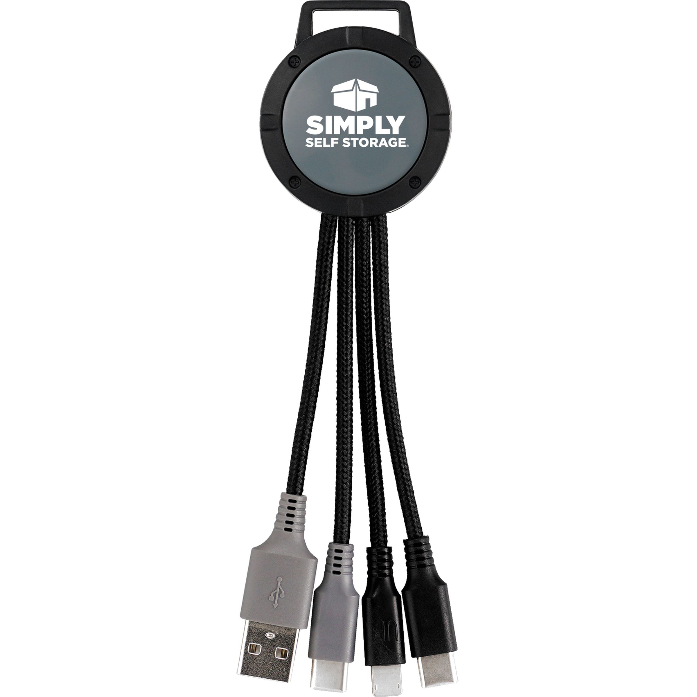 Two Tone Dual Input 3-in-1 Charging Cable 1