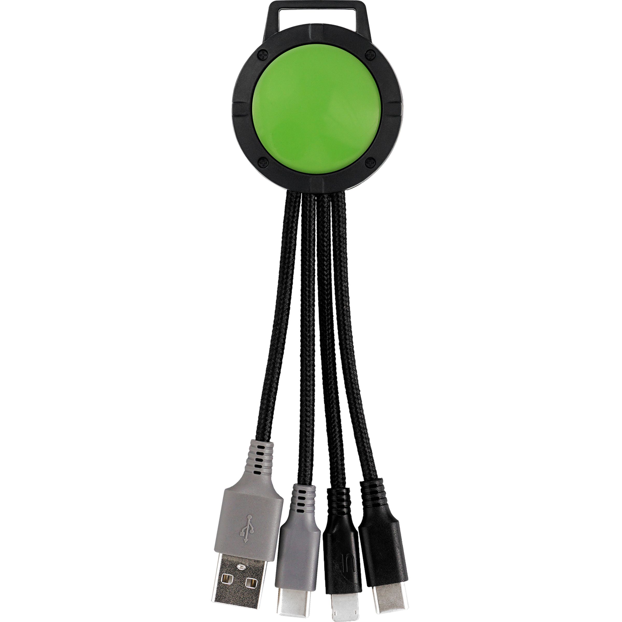 Two Tone Dual Input 3-in-1 Charging Cable 1