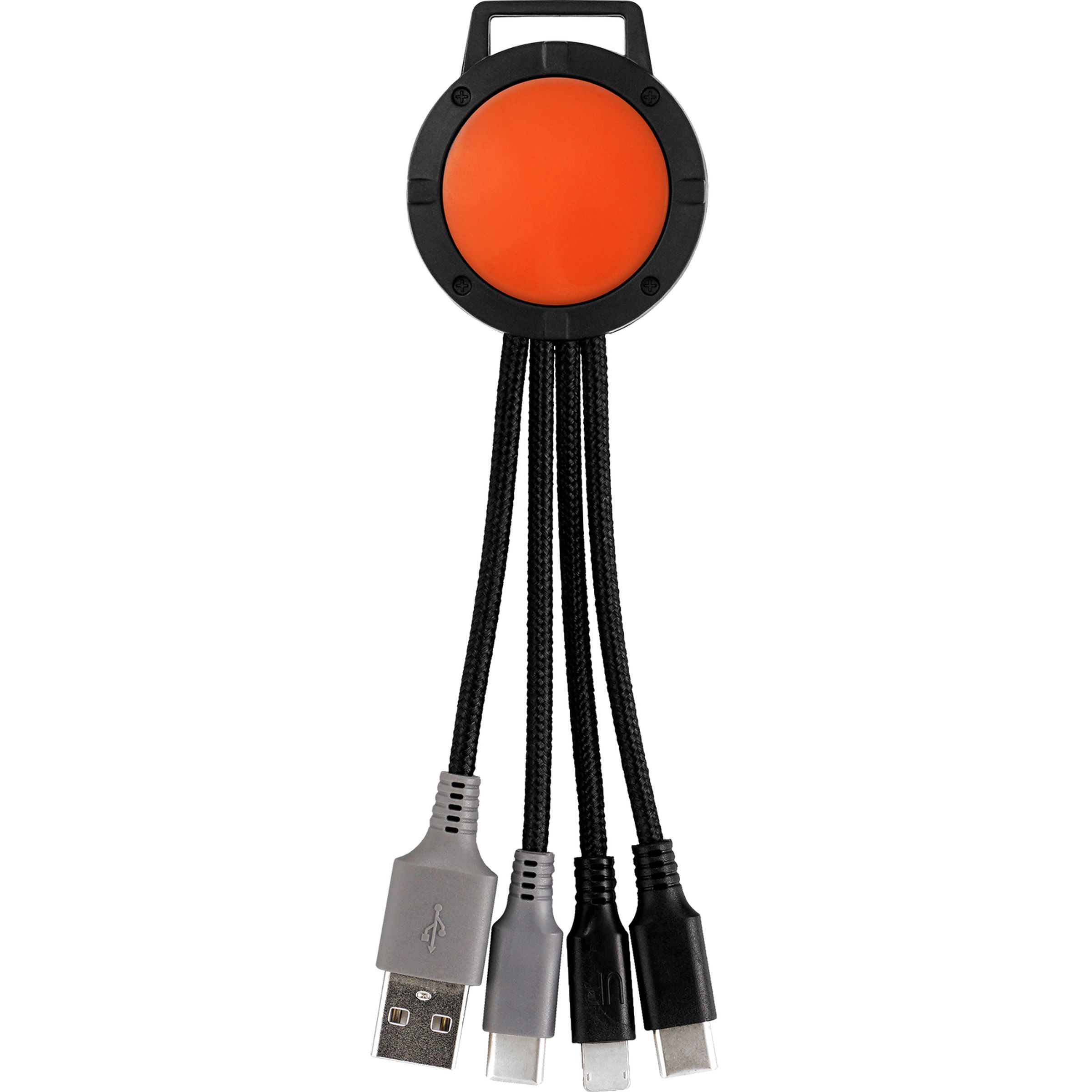 Two Tone Dual Input 3-in-1 Charging Cable 1