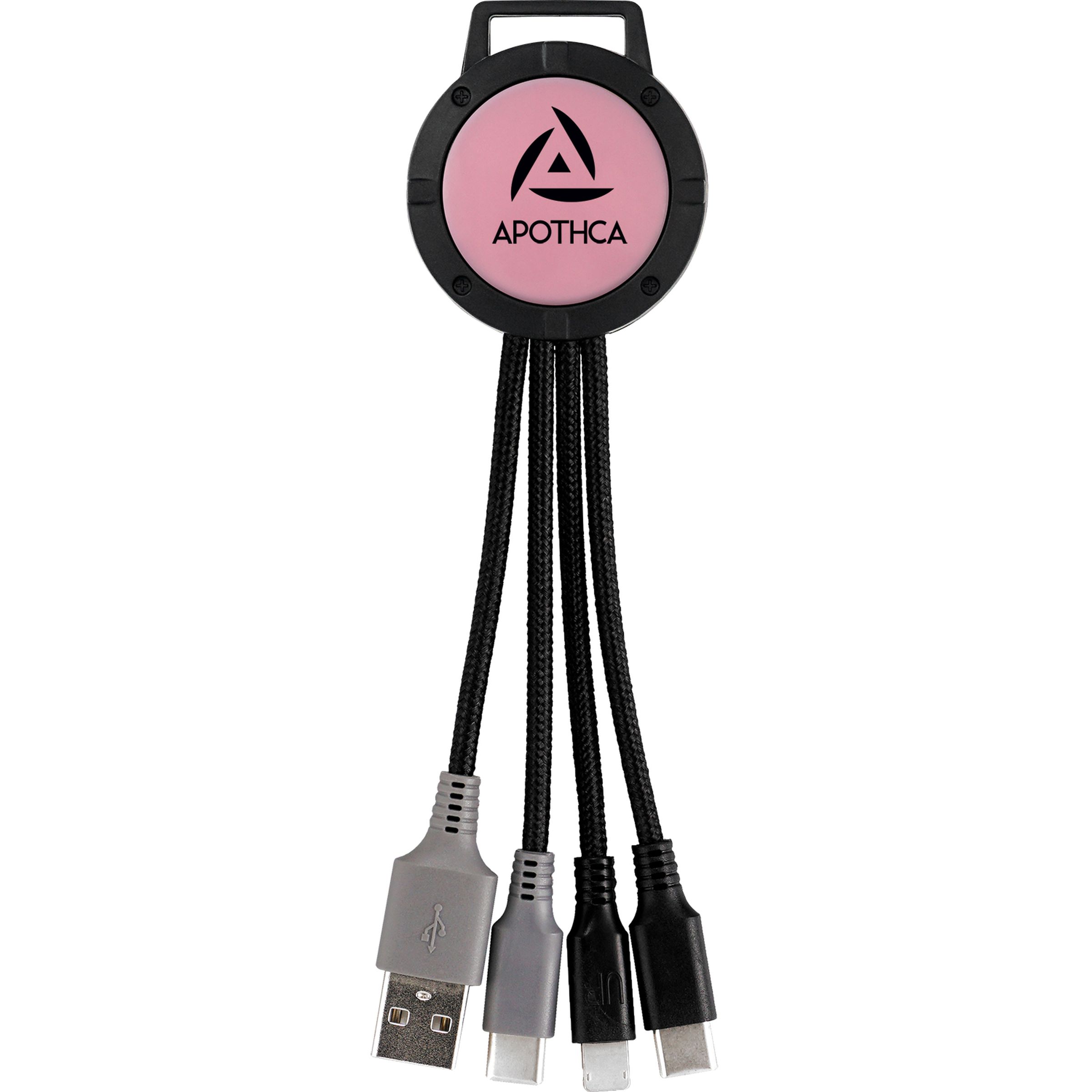 Two Tone Dual Input 3-in-1 Charging Cable 1