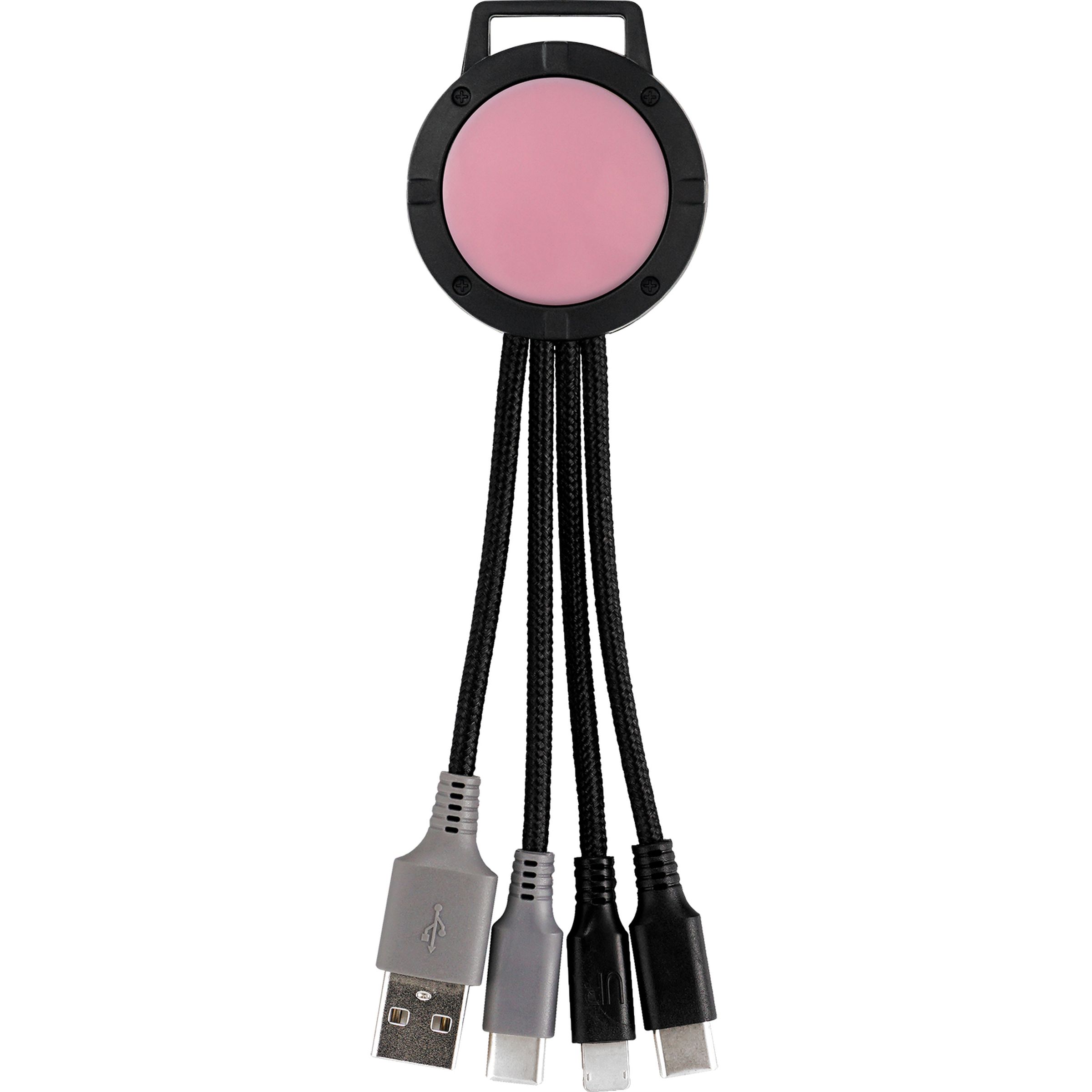 Two Tone Dual Input 3-in-1 Charging Cable 1