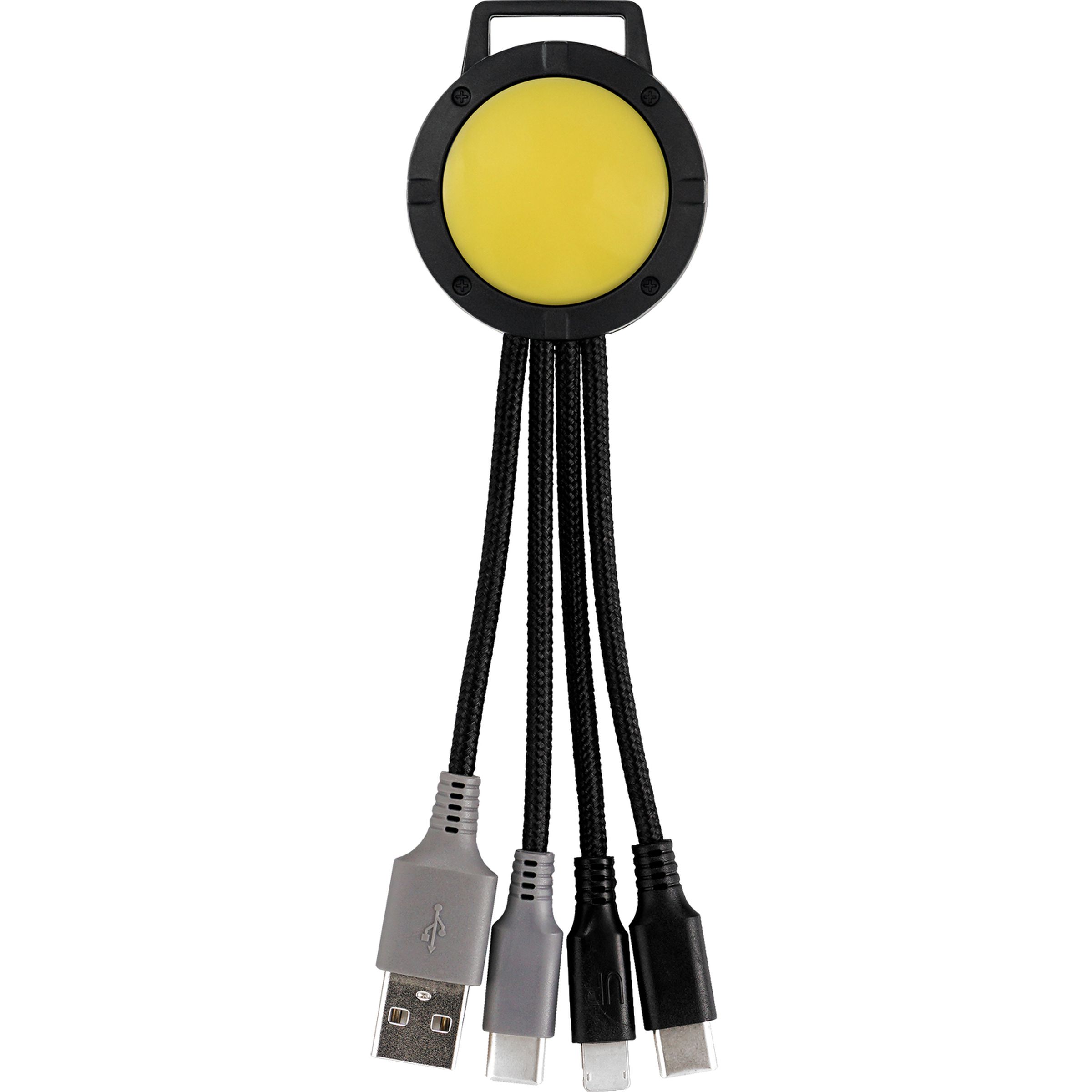 Two Tone Dual Input 3-in-1 Charging Cable 1