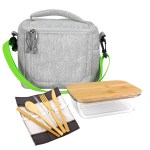 Bamboo Adventure Cooler Set - green Bamboo Adventure Cooler Set - green